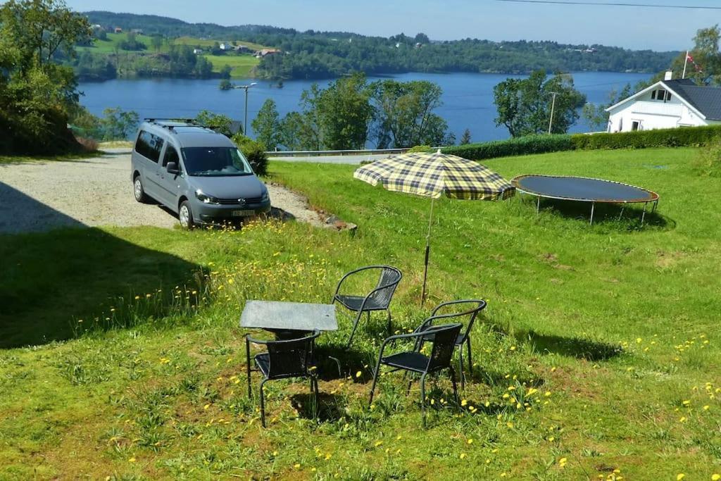 Topfloor Apartment Separate Entranc Nice View Stord Fitjar Exterior foto